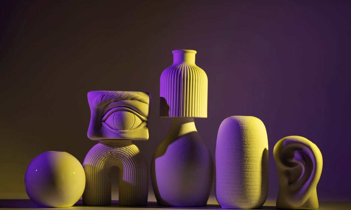 3d Modern Vases